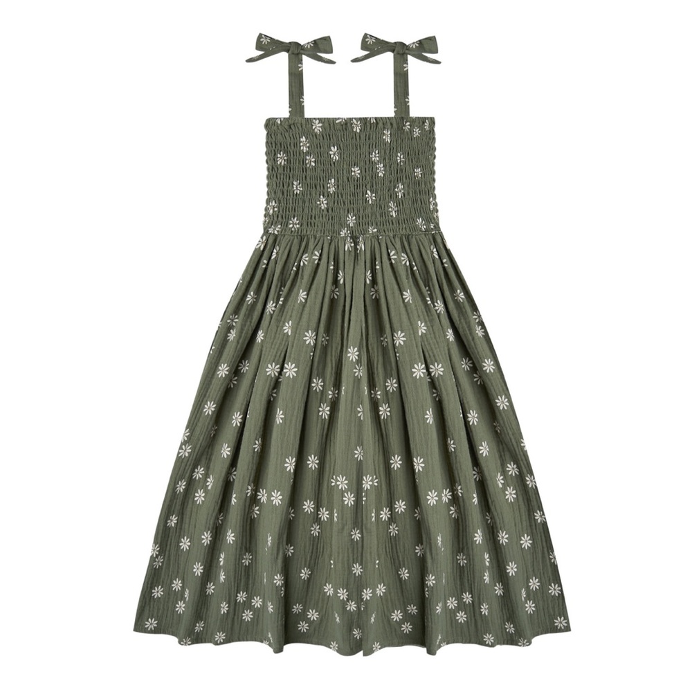 RYLEE + CRU

DAISY IVY SMOCKED DRESS || FERN (GIRLS) Size:6-7